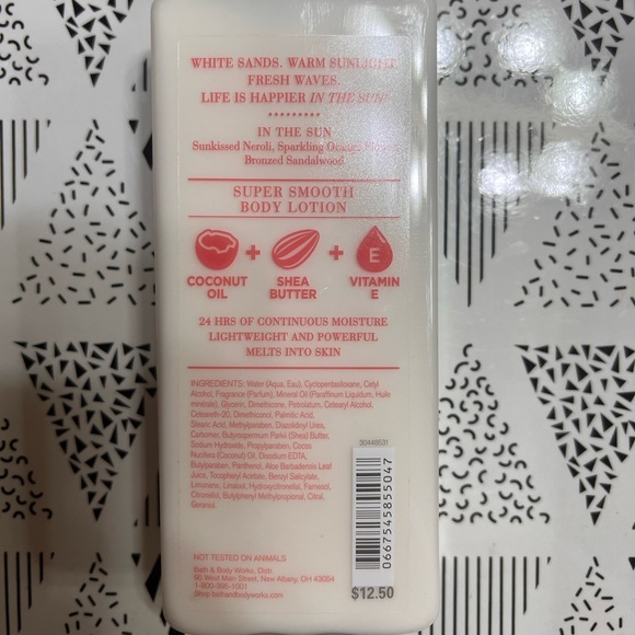 Bath & Body Works In The Sun Lotion - Picture 3 of 3